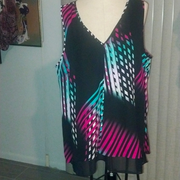 Worthington Tops - Dressy sleeveless plus top